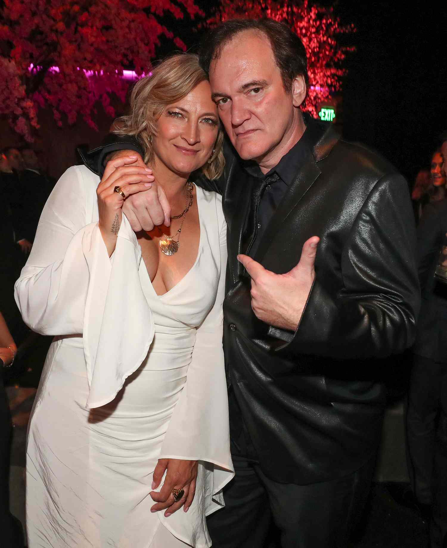 Zoe Bell and Quentin Tarantino