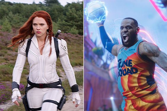 BLACK WIDOW, SPACE JAM: A NEW LEGACY