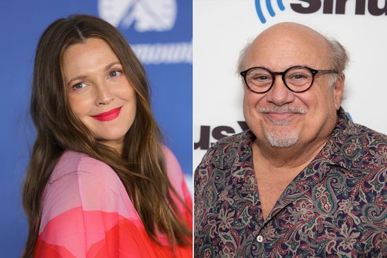 NEW YORK, NEW YORK - MAY 18: Drew Barrymore attends the 2022 Paramount Upfront at 666 Madison Avenue on May 18, 2022 in New York City. (Photo by Michael Loccisano/Getty Images) NEW YORK, NEW YORK - SEPTEMBER 06: Danny DeVito visits SiriusXM Studio on September 06, 2022 in New York City. (Photo by Santiago Felipe/Getty Images)