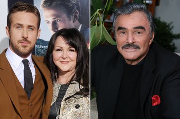 Ryan Gosling and mom Donna, Burt Reynolds 