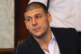 Aaron Hernandez at Attleboro District Court in 2015.