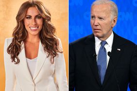 Alyssa Farah Griffin and Joe Biden split frame