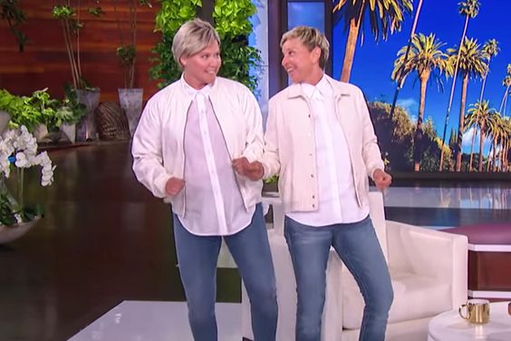Amy Schumer and Ellen DeGeneres