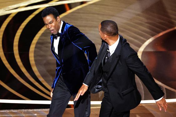 Will Smith slaps Chris Rock