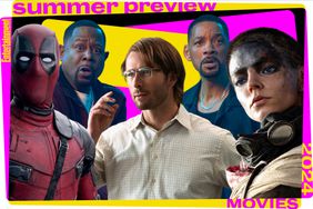 Sumer Movie Preview 2024 collage of Ryan Reynolds as Deadpool; Glen Powell in Hitman; Will Smith and Martin Lawrence in Bad Boys; Anya Taylor-Joy in Furiosa