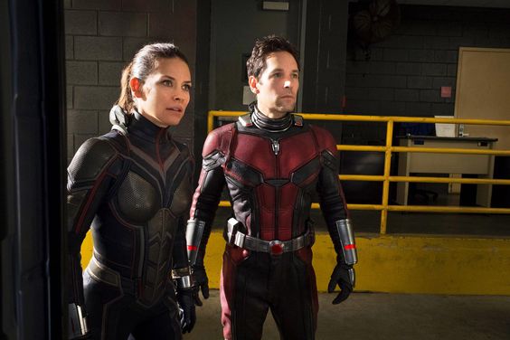 Evangeline Lilly and Paul Rudd in 'Ant-Man and the Wasp'