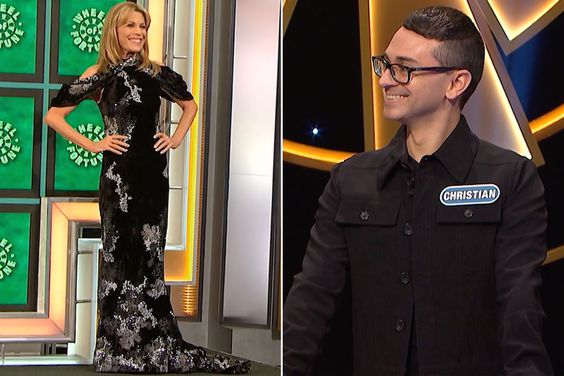 "Celebrity Wheel of Fortune" contestant Christian Siriano designed a dress for Vanna White.