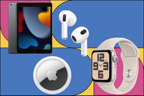 Collage of the best Apple Deals we recommend on a colorful background