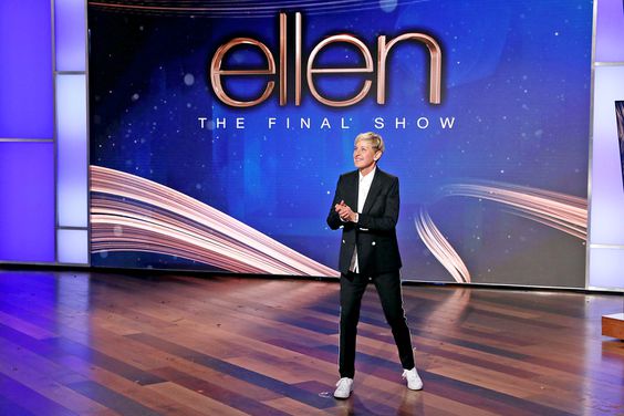 In this photo released by Warner Bros., talk show host Ellen DeGeneres is seen during a taping of "The Ellen DeGeneres Show" at the Warner Bros. lot in Burbank, Calif. (Photo by Michael Rozman/Warner Bros.)