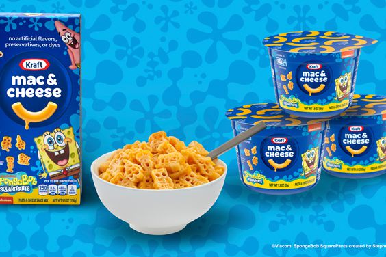 SpongeBob Squarepants macaroni and cheese