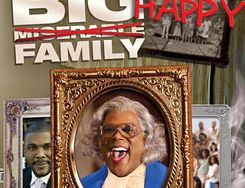 TYLER PERRY'S MADEA'S BIG HAPPY FAMILY Stage show, now on a national tour, is Tyler Perry's opportunity to look his fiercely loyal audience directly in