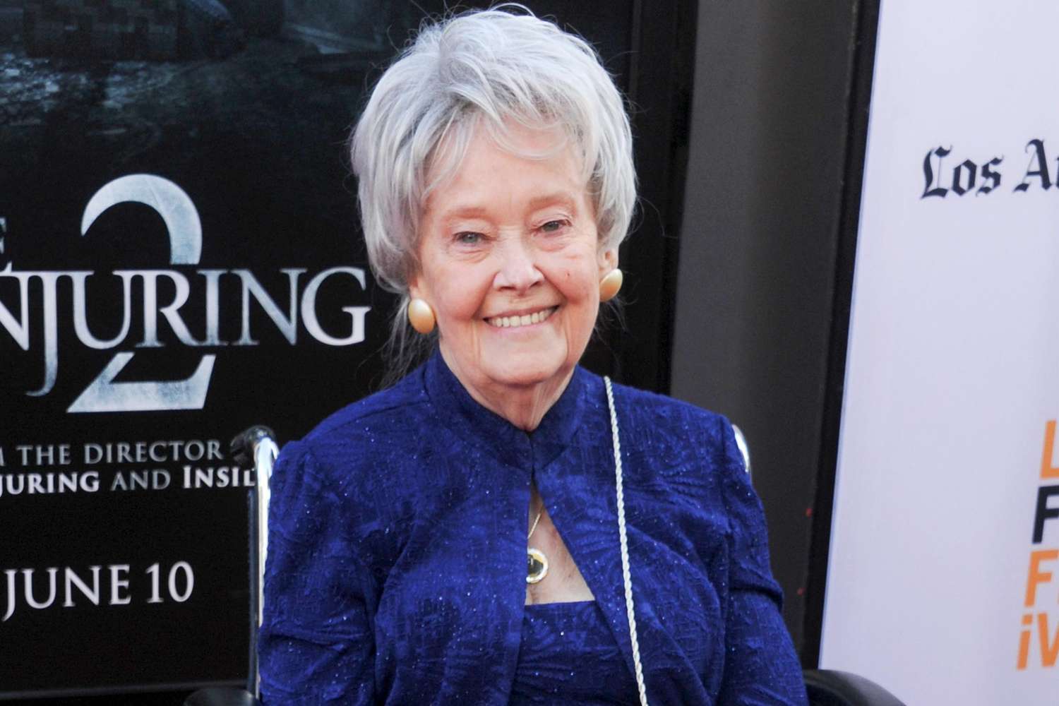 HOLLYWOOD, CA - JUNE 07: Demonologist Lorraine Warren arrives at the 2016 Los Angeles Film Festival - "The Conjuring 2" Premiere at TCL Chinese Theatre IMAX on June 7, 2016 in Hollywood, California. (Photo by Gregg DeGuire/WireImage)