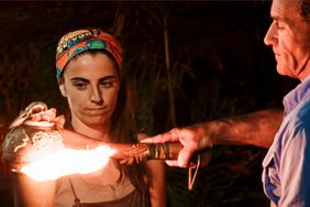 Kellie Nalbandian and Jeff Probst on 'Survivor 45'