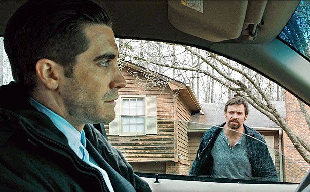 Prisoners — the story of a detective (Jake Gyllenhaal) searching for two missing young girls and the desperate, anguished father (Hugh Jackman) who decides to