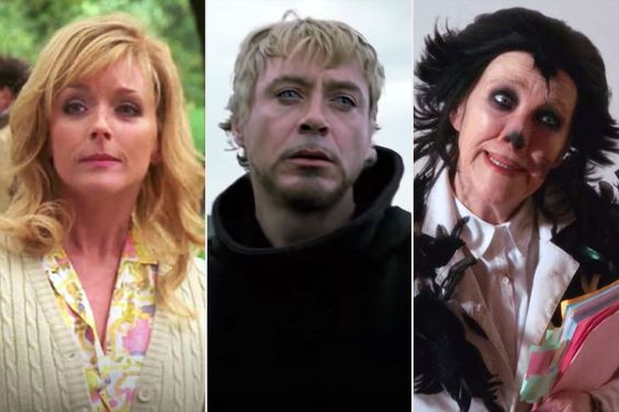 Nestflix The Rural Juror on 30 Rock, Robert Downey Jr.'s Kirk in Satan's Alley in Tropic Thunder, and Catherine O'Hara in The Crows Have Eyes in Schitt's Creek?