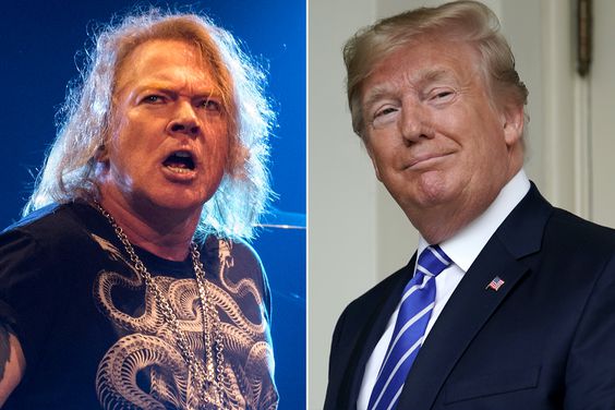 Axl Rose; Donald Trump