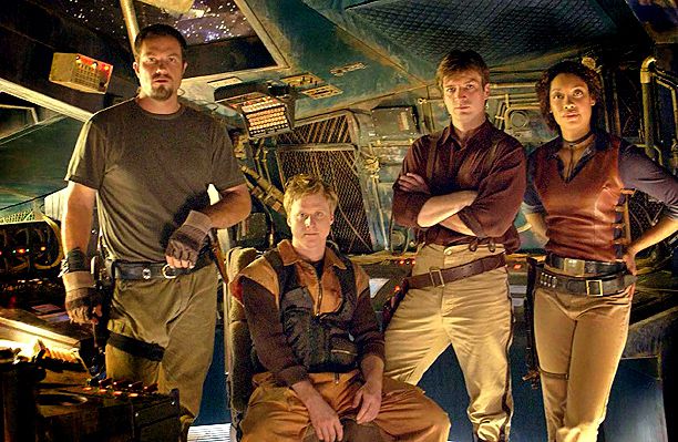 Firefly, Nathan Fillion | Joss Whedon's grand folly: a Howard Hawks Western crossed with a George Lucas space opera. Filled with vivid characters led by Nathan Fillion's hotshot captain,