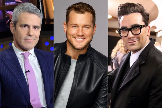 Andy Cohen, Colton Underwood & Dan Levy