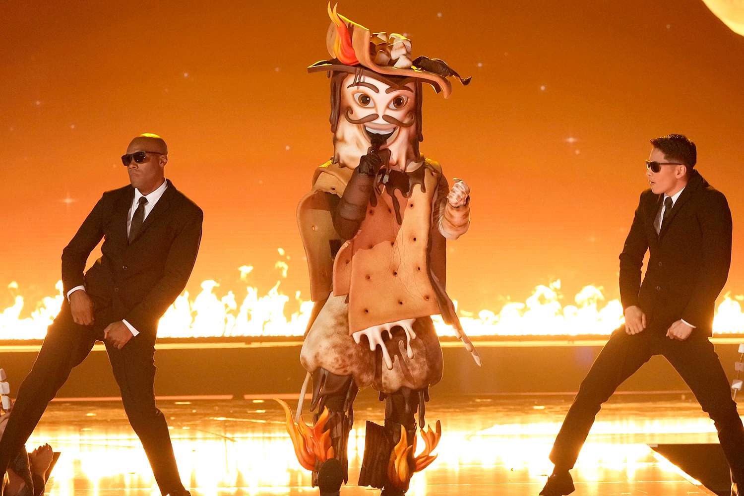 S'more performs on The Masked Singer season 10