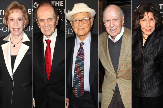 Carol Burnett; Bob Newhart; Norman Lear; Carl Reiner; Lily Tomlin