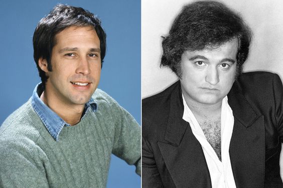 Chevy Chase; John Belushi