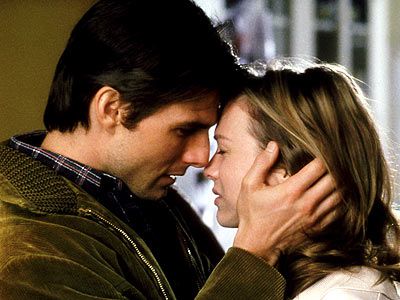 Tom Cruise, Jerry Maguire, ... | JERRY MAGUIRE (1996) ''You had me at hello.'' ''You complete me.'' ''Show me the money.'' ''The human head weighs eight pounds.'' We could spend all