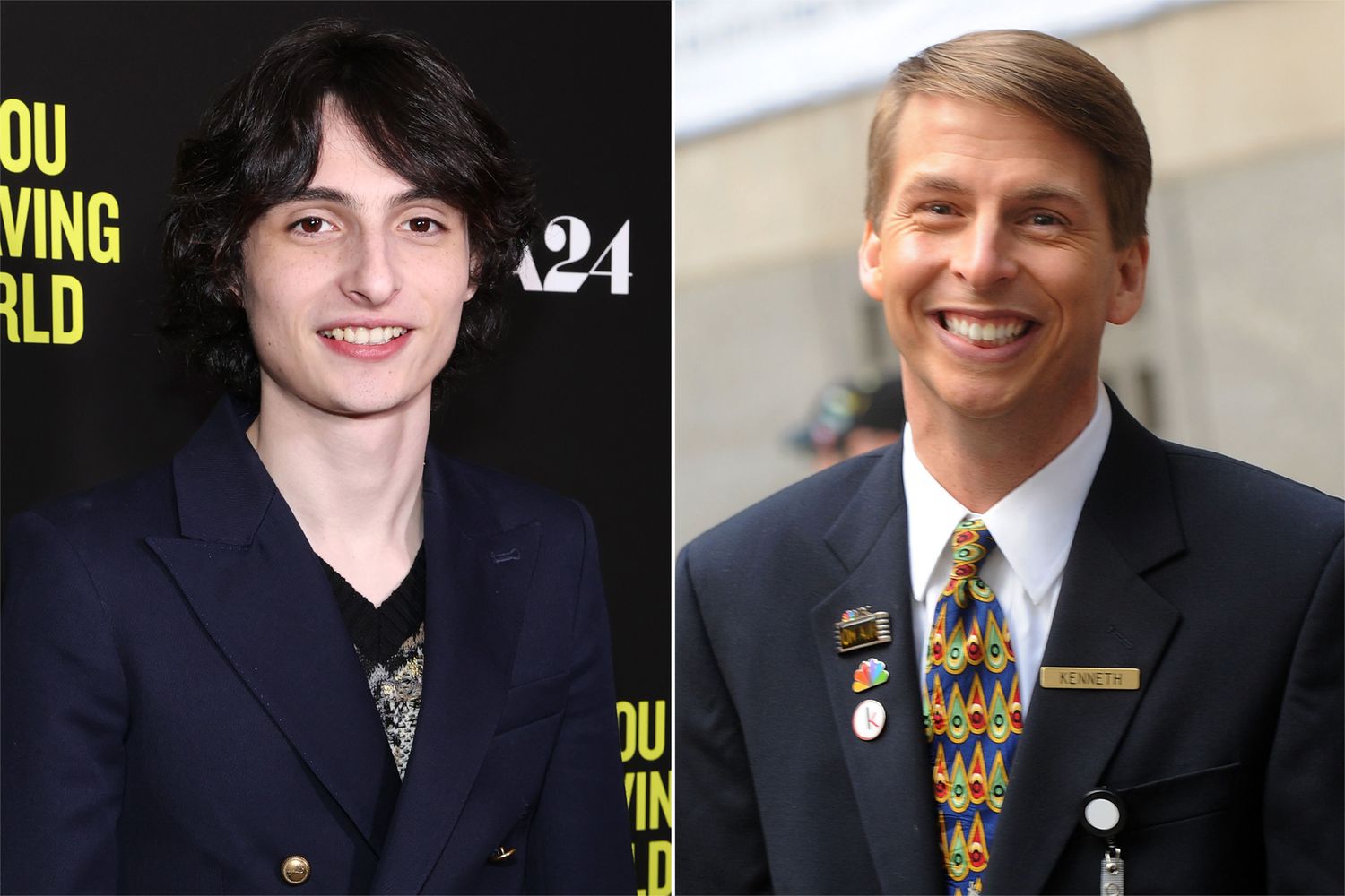 Finn Wolfhard and Jack McBrayer