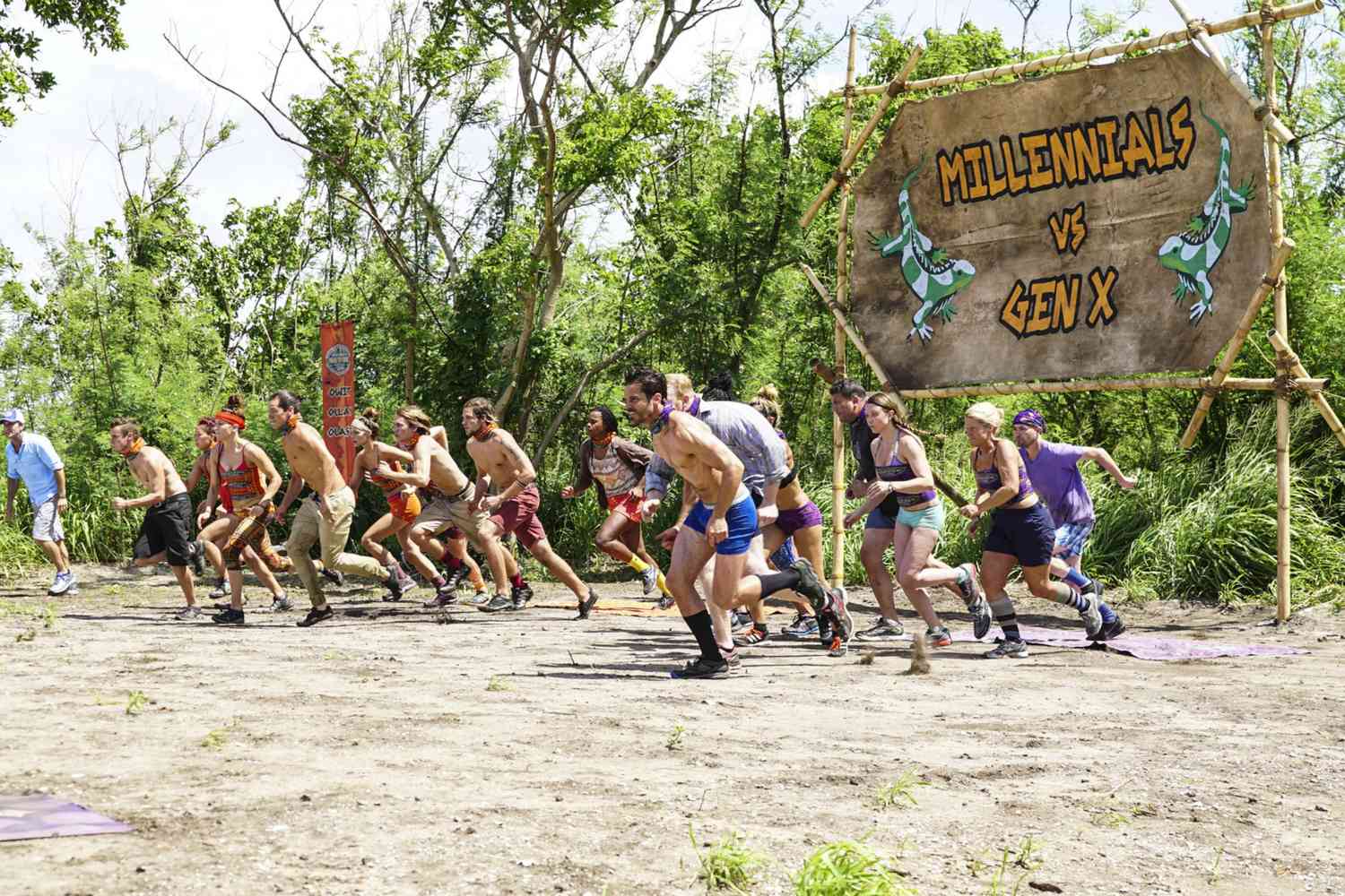 The cast of 'Survivor: Millennials vs. Gen. X'