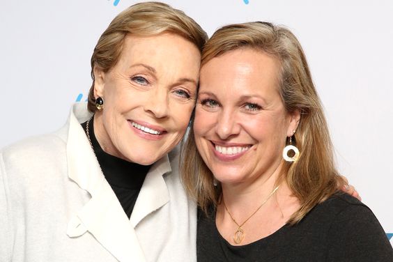 Julie Andrews (L) and Emma Walton Hamilton