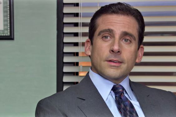 Steve Carrell as Michael Scott on 'The Office'