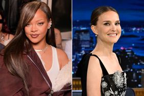 Split photo of Rihanna and Natalie Portman