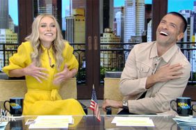 Kelly Ripa and Mark Consuelos on Live with Kelly and Mark