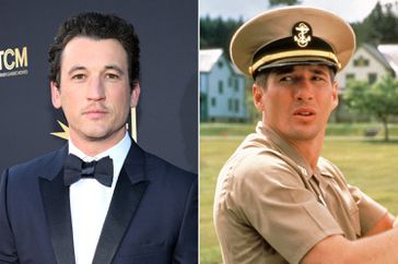 Miles Teller, Richard Gere in AN OFFICER AND A GENTLEMAN