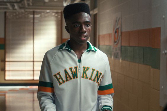 STRANGER THINGS. Caleb McLaughlin as Lucas Sinclair