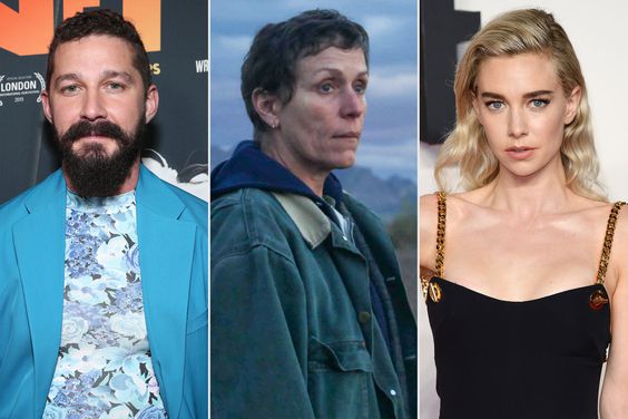 Shia LaBeouf / Frances McDormand in Nomadland / Vanessa Kirby