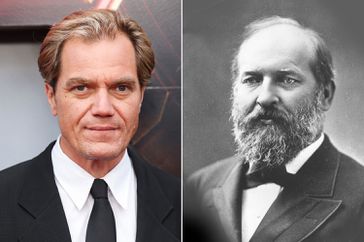 Michael Shannon and President James Garfield