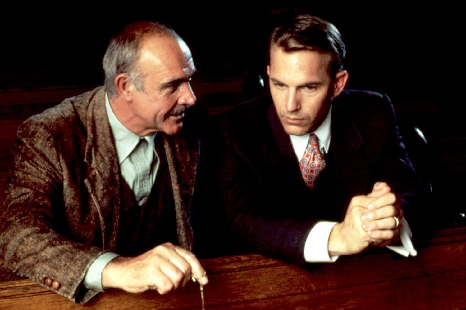 THE UNTOUCHABLES, Sean Connery, Kevin Costner, 1987. (c) Paramount Pictures/ Courtesy: Everett Colle