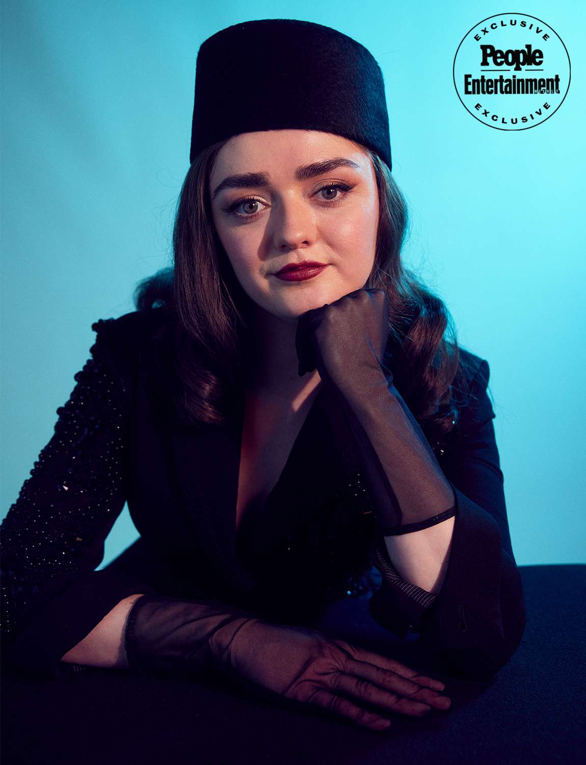 Maisie Williams poses for a portrait during the 2024 Television Critics Association Winter Press Tour at The 