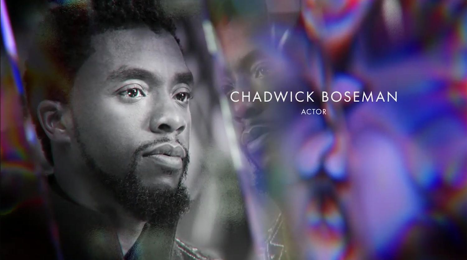 Chadwick Boseman in Oscars In Memoriam