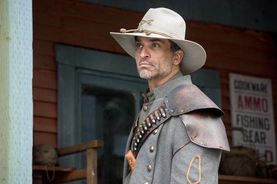 DC's Legends of Tomorrow -- "The Magnificent Eight"-- LGN111b_0153.jpg -- Pictured: Johnathon Schaech as Jonah Hex -- Photo: Dean Buscher/The CW -- &copy; 2016 The CW Network, LLC. All Rights Reserved