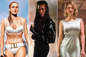 Ursula Andress in Dr. No, Grace Jones in A View to a Kill , and Lea Seydoux in Spectre
