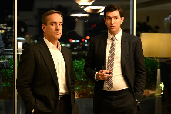 Matthew Macfadyen and Nicholas Braun on Succession Season 4 - Episode 7