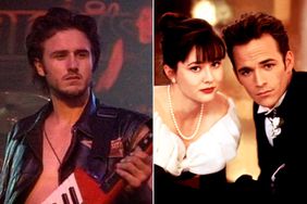 David Arquette, Shannen Doherty and Luke Perry on 90210