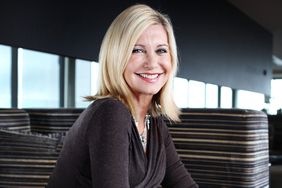 Australian singer and actress Olivia Newton-John poses during a photo shoot at the Intercontinental Hotel on January 17, 2012 in Sydney, Australia.