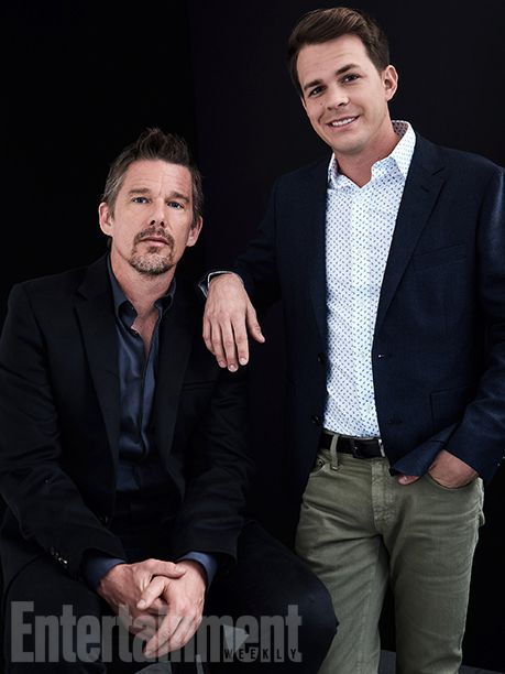 Ethan Hawke and Johnny Simmons from "The Phenom"