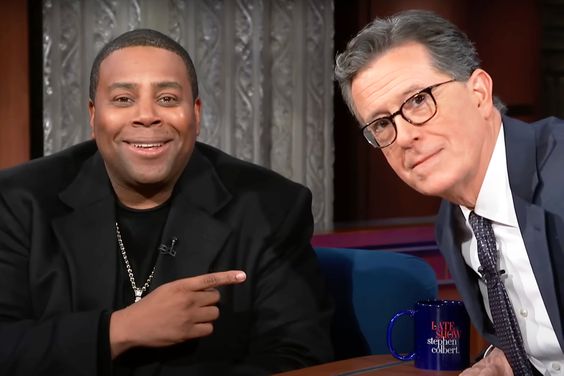 Kenan Thompson on the Late Show with Stephen Colbert show