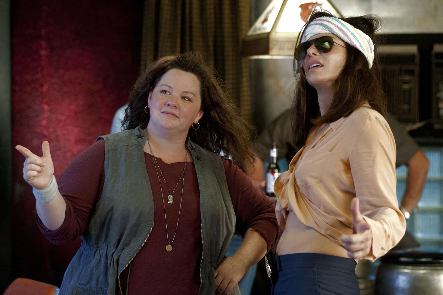 Melissa McCarthy and Sandra Bullock in 'The Heat'