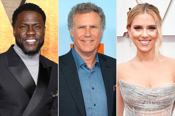 Kevin Hart; Will Ferrell; Scarlett Johansson