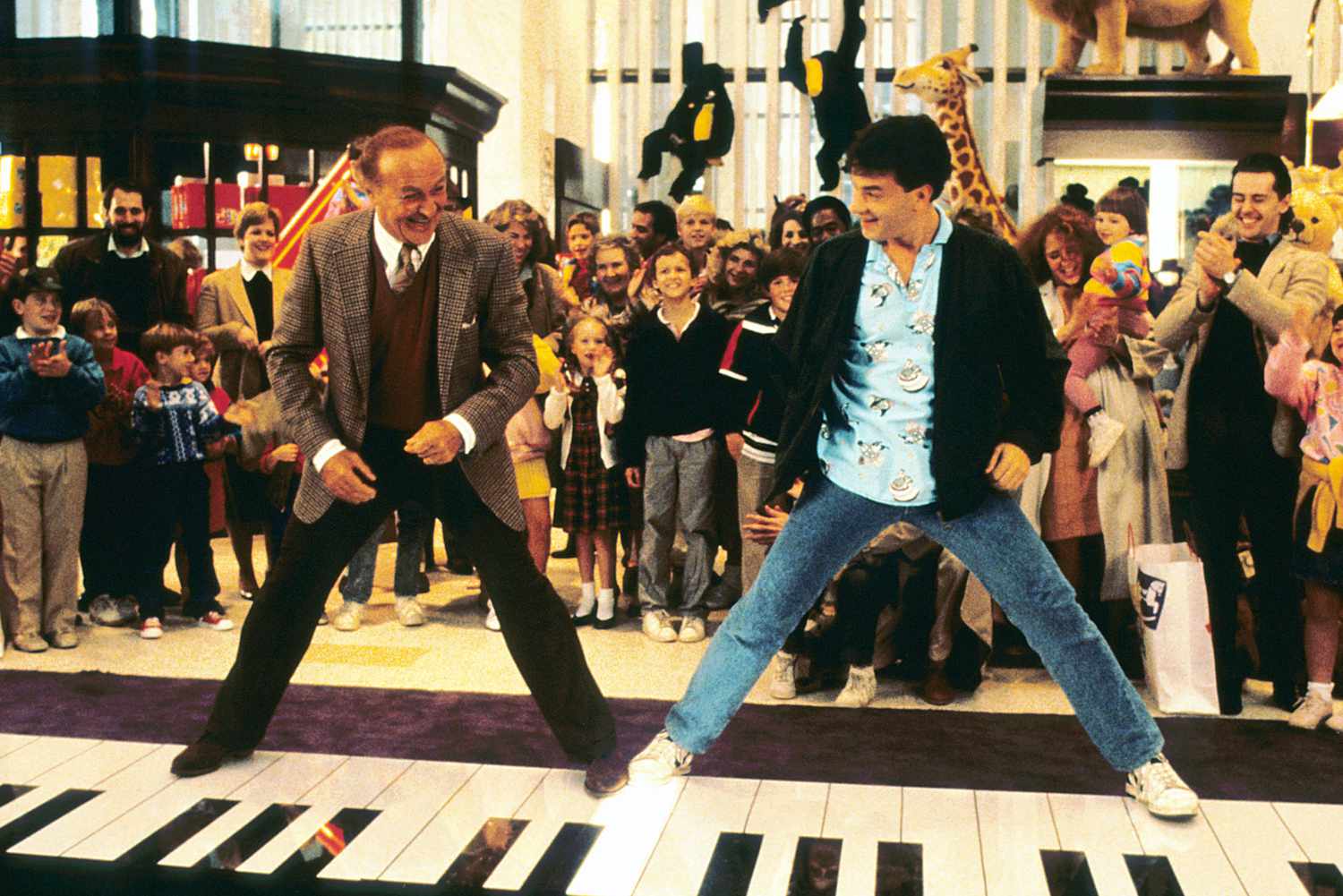 Robert Loggia and Tom Hanks in 'Big'