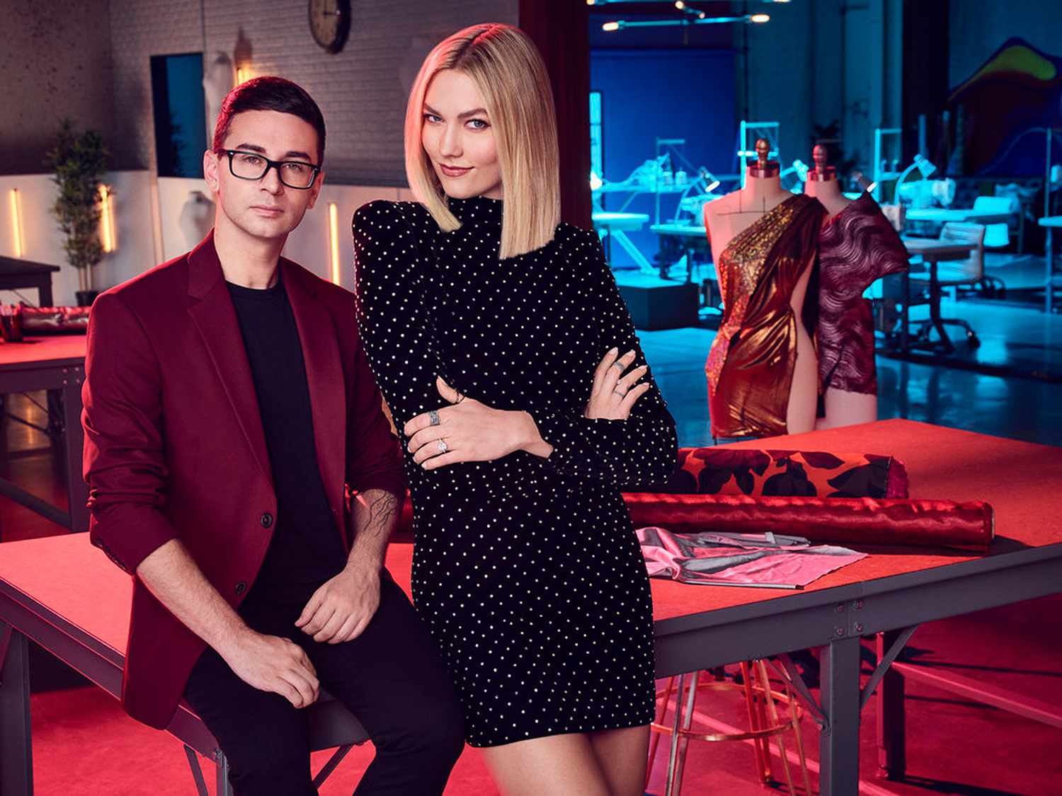 Christian Siriano and Karlie Kloss on 'Project Runway'